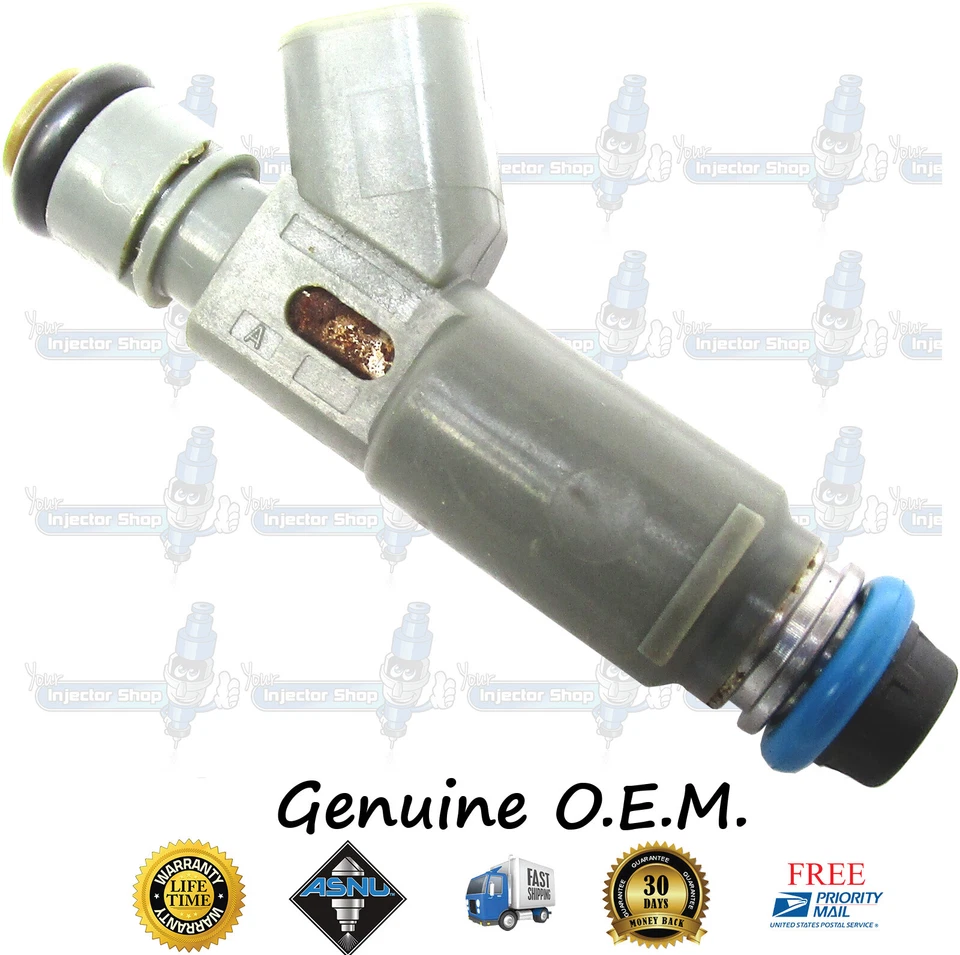 4x inyectores de combustible originales Denso 12 orificios EV6 GM 12582704 Saturn 2,2 L 2,4 L DOHC Foto 3 de 4