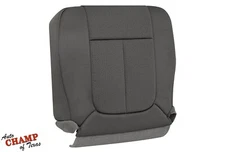2009-2010 Ford F150 STX XL-Driver Side Bottom Cloth Seat Cover Medium Stone Gray