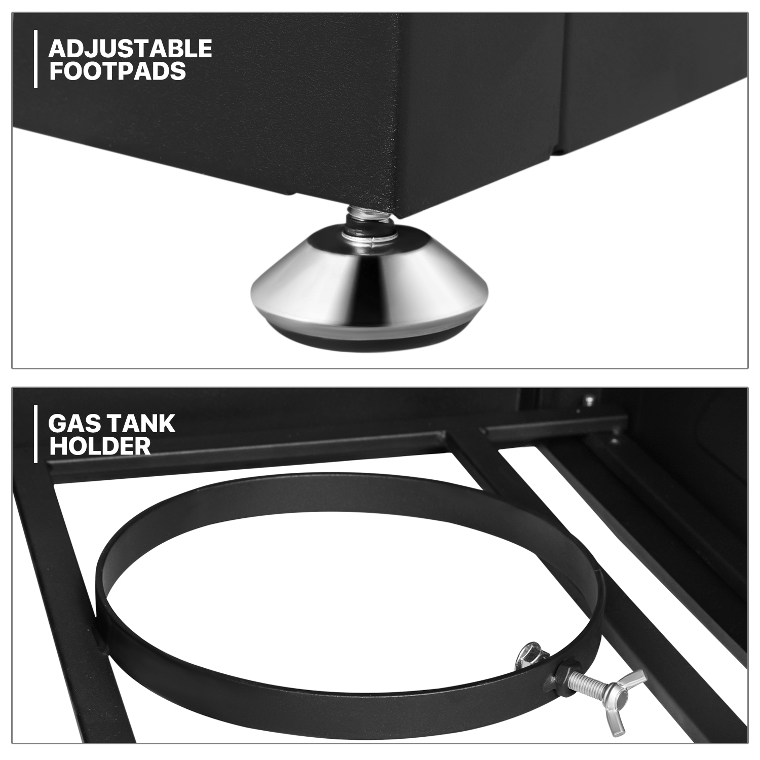 28" Square Propane Fire Pit Table 50,000 BTU Heater Outdoor Patio Gas