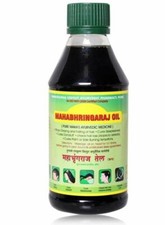 Aceite de cuero cabelludo Maha Bhringraj Eclipta Alba Brahmi Amla crecimiento del cabello