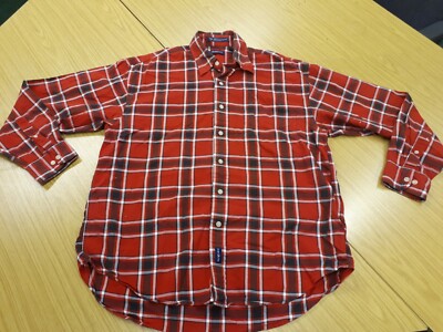 Gant New Haven Oxford Medium Mens Blue Red White Casual Dress Shirt