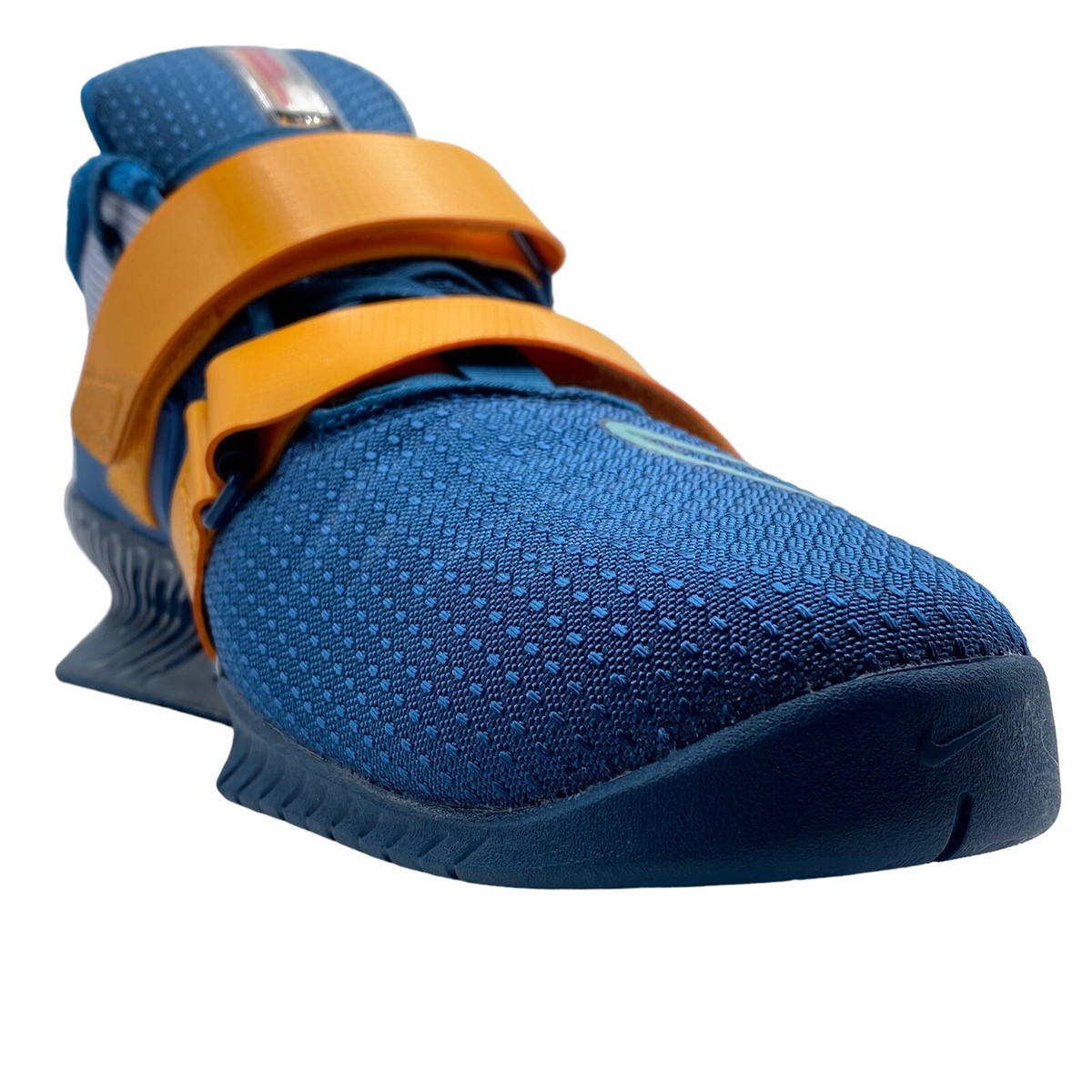 NIKE ROMALEOS 4 MEN 14 WEIGHTLIFTING GYM SHOES MARINA BLUE NEW