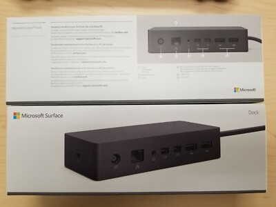 Surface Dock - Microsoft Docking Station for Pro X, 7, 6,5,4,3, Laptop, Book, Go