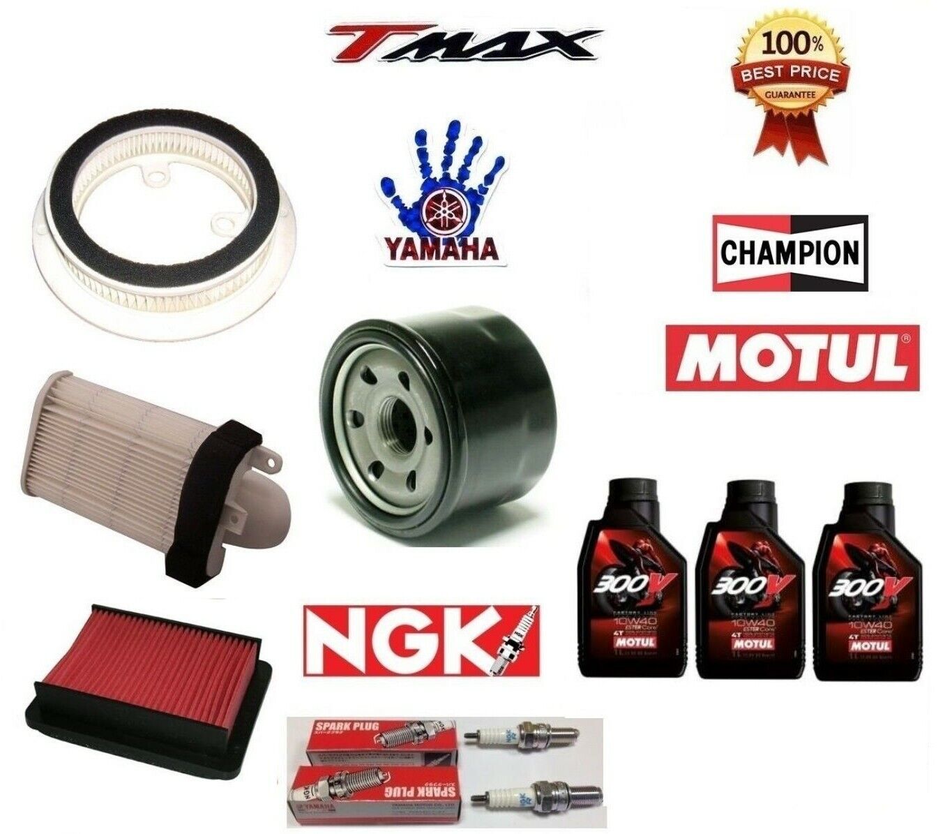 Inspection Set Yamaha T-Max 530 送料関税無料 2012 2013 300V Tmax Motul Filters Cand 2014 Oil 9周年記念イベントが