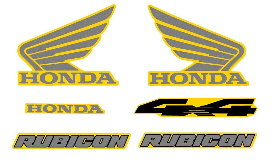 Honda Foreman Rubicon Decal Kit Sticker Mark Emblem 2005 2006 2007 2008 ...