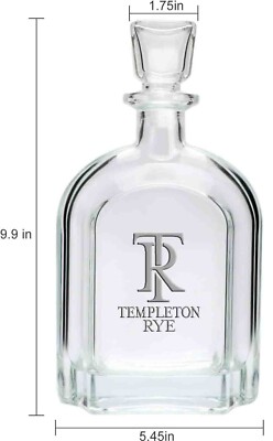 Templeton Rye Collectible Whiskey Decanter