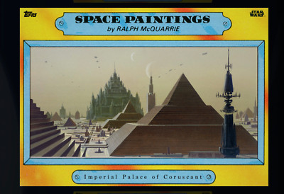 TOPPS Star Wars Card Trader | SPACE PAINTINGS GOLD | IMPERIAL PALACE 36cc!!