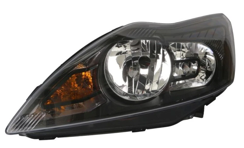 PHARE AVANT GAUCHE + DROIT ELECTRIQUE + MOTEUR FORD FOCUS II 02.08-09.12 NOIR - Photo 3/4