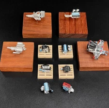 Diorama 1/64 Car Garage Turbo Engine Models Car Repair Tuning Shop Scene Display