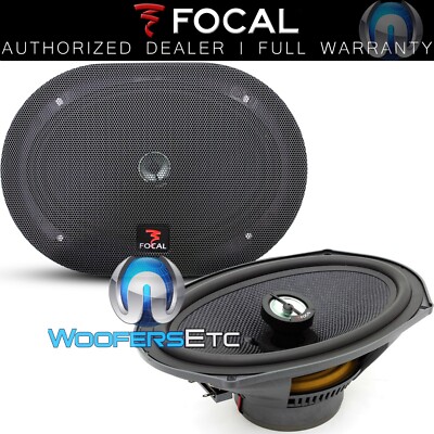 FOCAL OEM 690CA1 ACCESS 6X9'' CAR AUDIO ALUMINUM TWEETERS COAXIAL SPEAKERS NEW