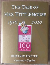 The Tale of Mrs Tittlemouse Gold Centenary Edition Beatrix Potter Hardcover 2010