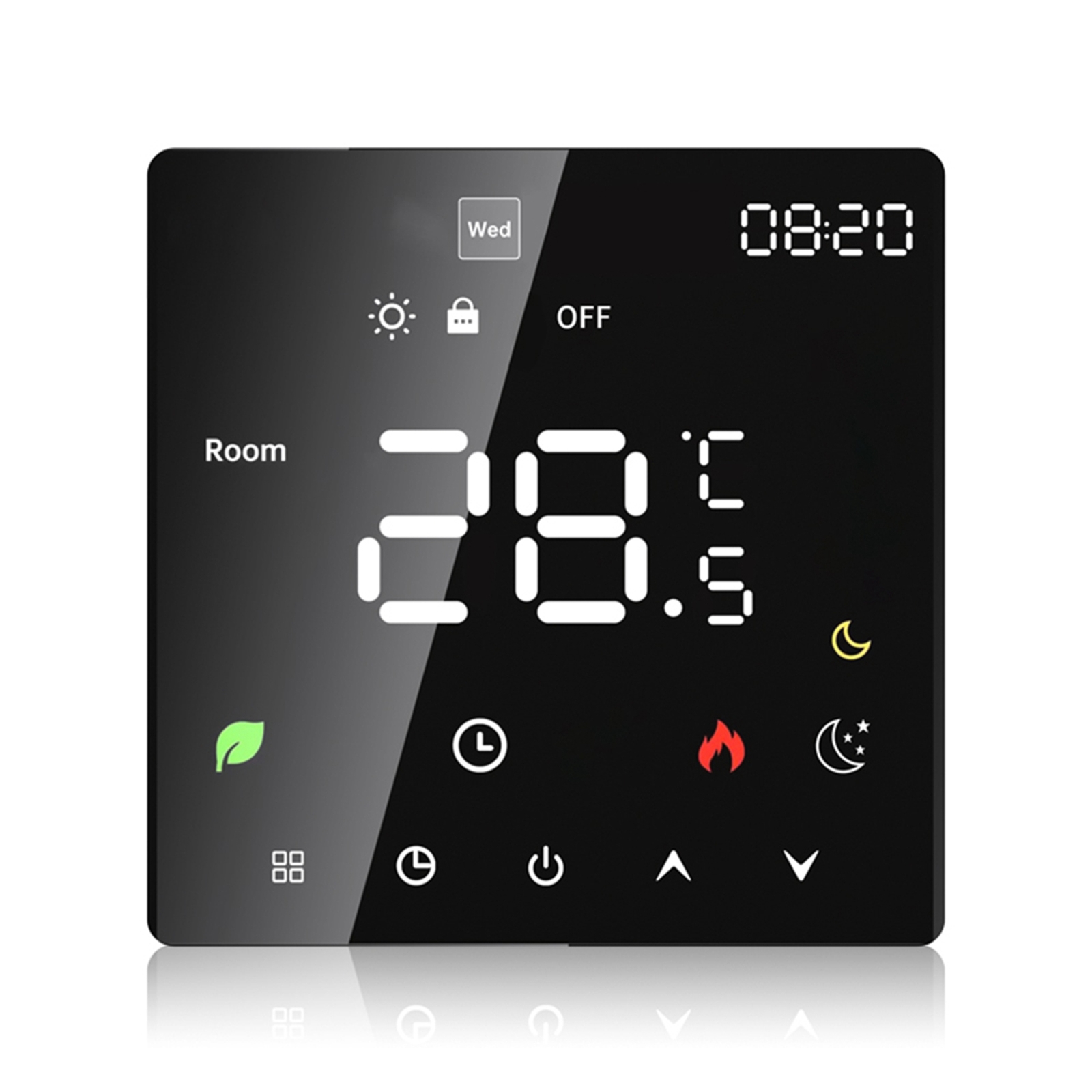 Smart Thermostat For Home Touchscreen Voice Control Programmable Temperature-image