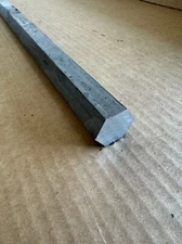 12L14 Steel Bar Stock; 1-1/8" Hex x 40", 1.125" Hexagonal Bar