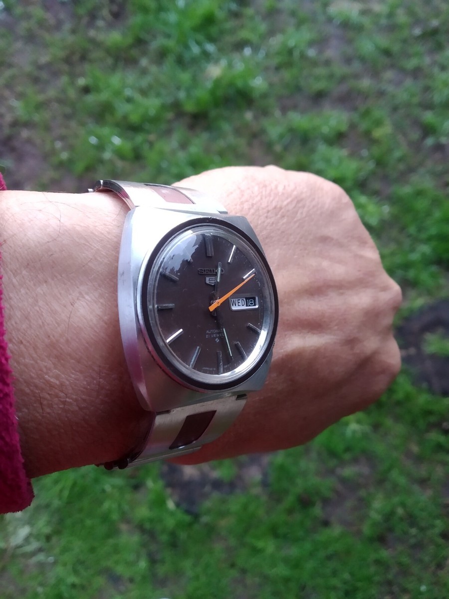 SEIKO 6119-8490 RARE SQUARE AUTOMATIC ORIGINAL RARE ENAMEL