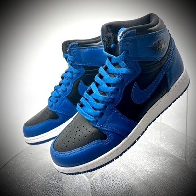 AIR JORDAN 1 RETRO HIGH OG DARK MARINA BLUE (GS) YOUTH SIZE 6 NEW 575441-404 Amazon.com | Jordan Youth Air 1 Retro High OG GS 575441 404  main image 2