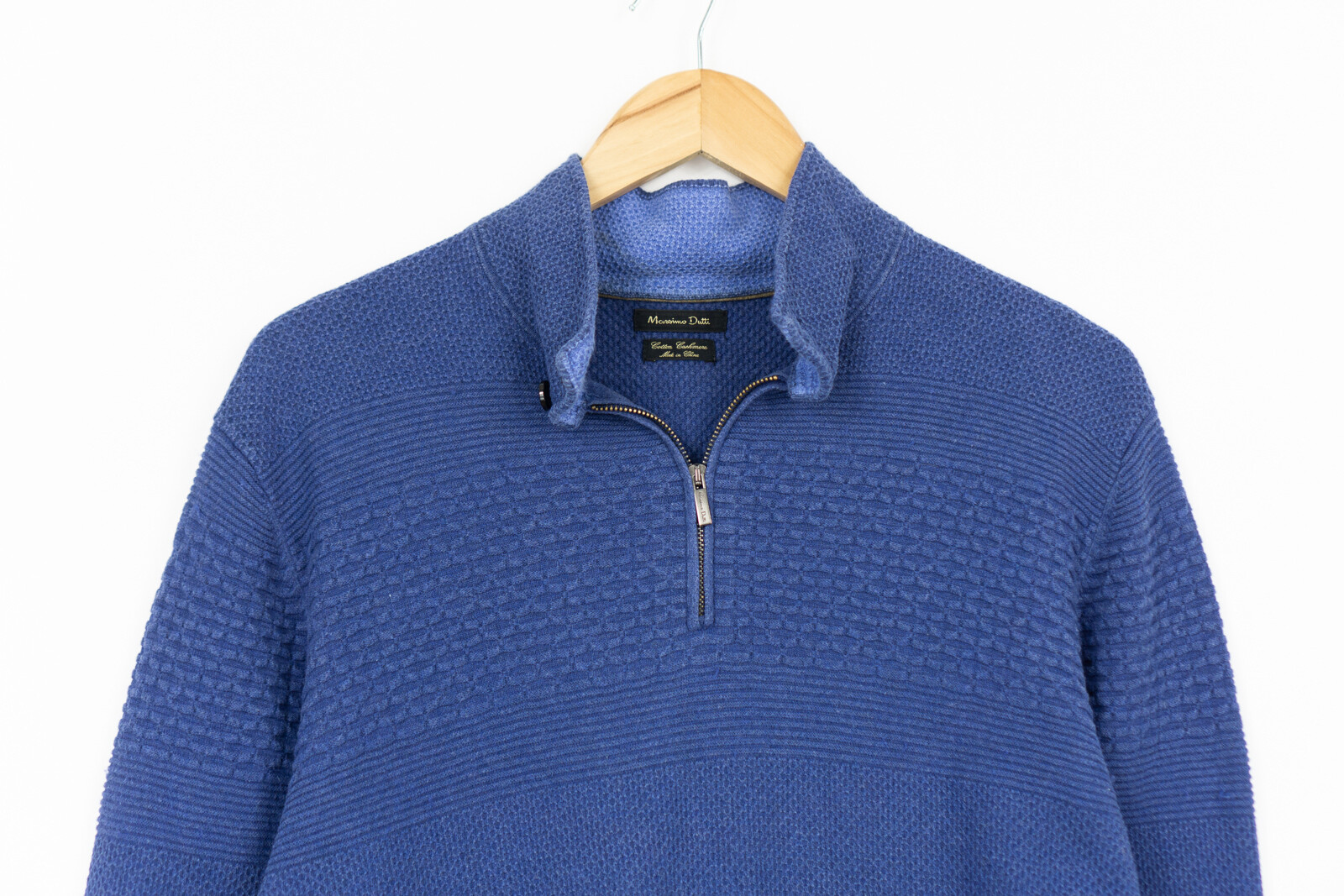 Massimo Dutti Zip Neck Jumper Sweater 