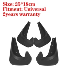 4PCS Universal Car Mud Flaps Splash Guards for Front Rear Auto Car Fast Ship