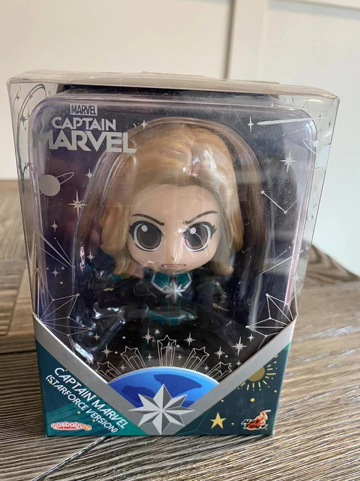 Hot Toys COSB543 - Capitana Marvel (versión Starforce) Cosbaby (S) Bobble-Head Foto 4 de 4