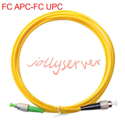 3.0 Meter FC/APC to FC UPC SM Single Mode 9/125 Fiber Patch Cord Simplex 3.0mm