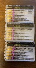 3 x Dentsply ProTaper Gold Files Assorted S1 31mm