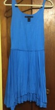 Marc by Marc Jacobs Blue Asymmetrical Raw Edge Casual Dress Size 0 2 XS x-small