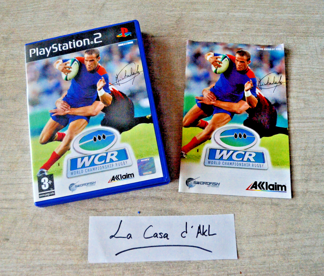 WCR World Championship Rugby complet sur Playstation 2 PS2 FR TTBE