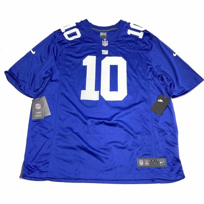 NWT Nike New York Giants Eli Manning On Field Jersey 2XL NFL Football 10 Blue | eBay