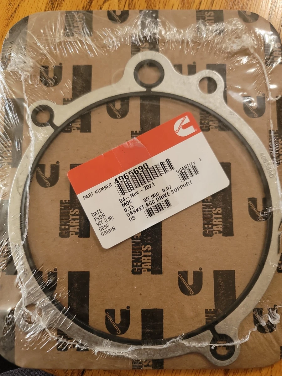 Genuine Cummins ACC Drive Support Gasket #5965690 | eBay