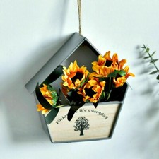 Wandbehang Blumentopf Pflanze Blume Körbe Creative Heim Garten Deko