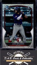 2023 Bowman Chrome #151 Juan Benjamin Chrome Prospect Mojo Refractor Guardians