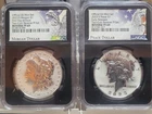 2023 S NGC REVERSE PROOF PF69 SILVER MORGAN PEACE DOLLAR ER & FDI First Day 0817