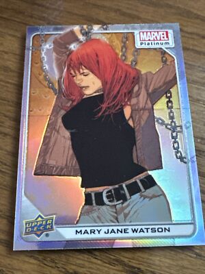 2023 Upper Deck Marvel Platinum Rainbow Card #92 Mary Jane Watson base parallel!
