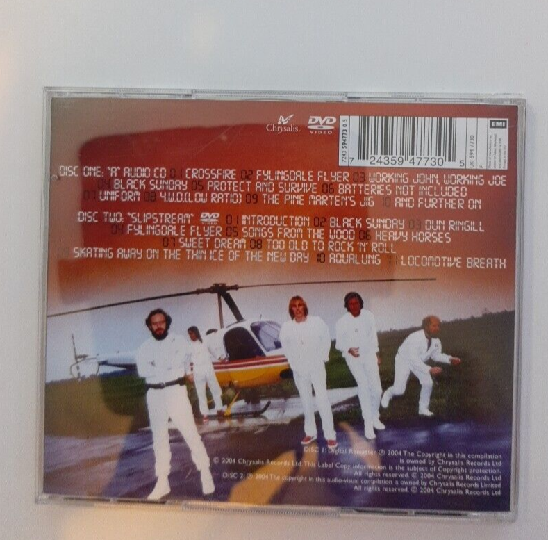 JETHRO TULL A + Slipstream (CD +DVD, 2004) Reissue/Remastered Prog