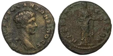 Ancient Roman Provincial Moesia Marcianopolis Diadumenian AD 218 Æ Hygieia