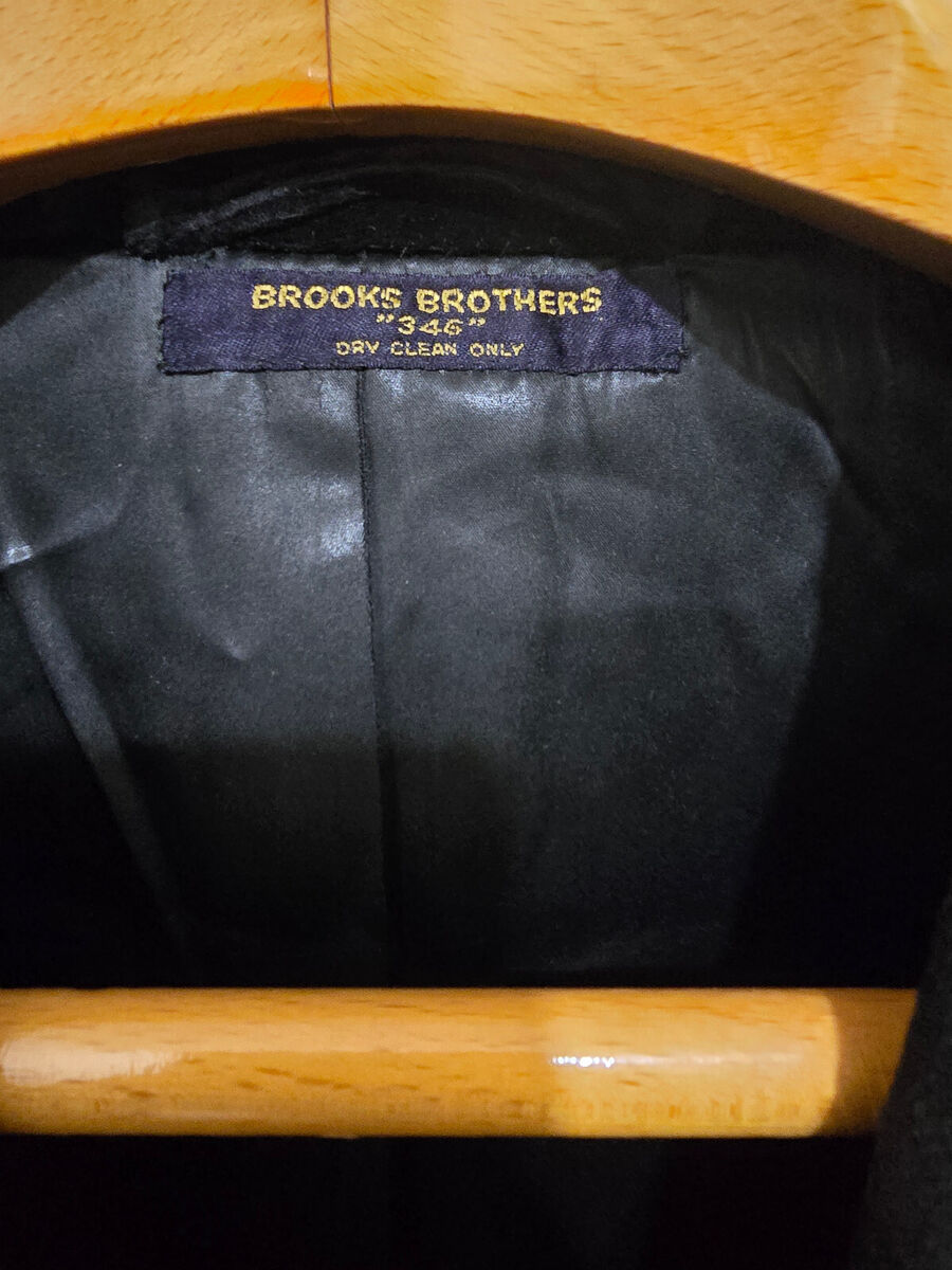 Vintage Brooks Brothers Chesterfield Coat Mens 41 Long Vintage Brooks Brothers Chesterfield Coat Mens 41 Long