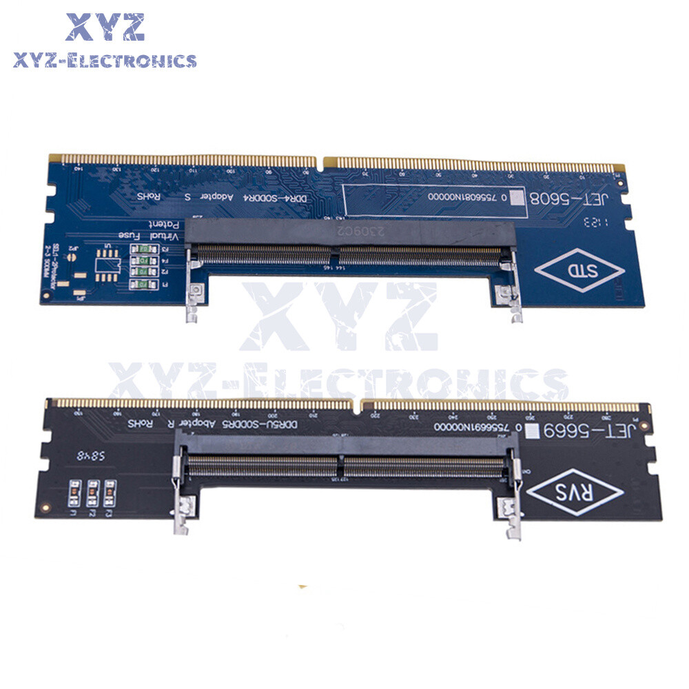 DDR3 DDR4 DDR5 Laptop to Desktop Memory Adapter Card SO-DIMM To PC