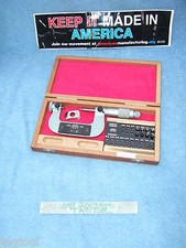 THREAD MICROMETER TESA SWISS MADE 1-2" 10 ANVILS OVR $750 WHEN NEW MACHINIST