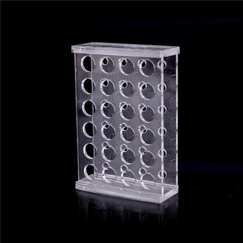 24 Holes Test Tube Rack Testing Tubes Holder Storage Plastic Lab Supplies NEW - Picture 9 of 12
