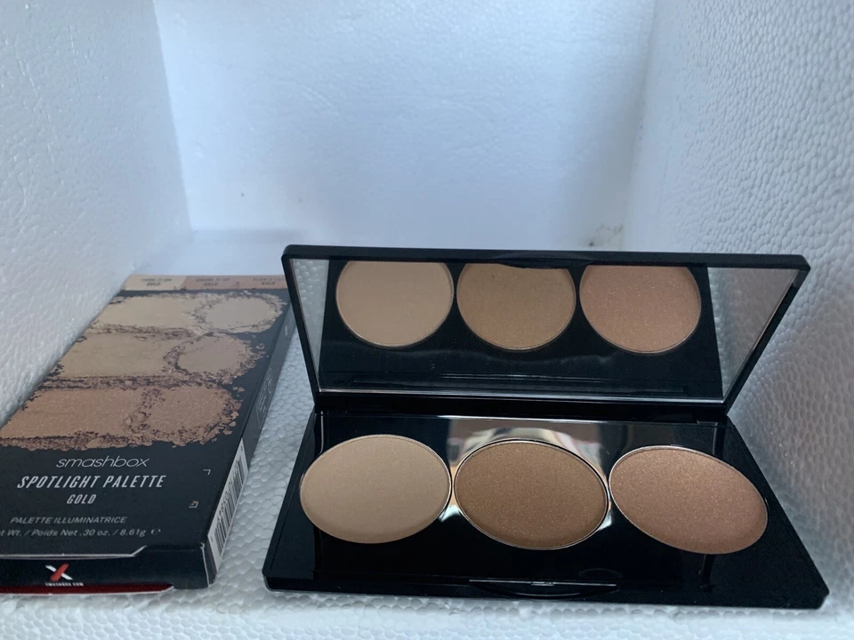 SMASHBOX Spotlight Palette (Gold) NEW IN BOX AUTHENTIC HIGHLIGHTER SPARKLE - Image 3 of 3