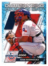 Ivan Rodriguez - Texas - Outstanding 2021 Topps Opening Day Baseball # OOD1 Mint