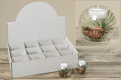 Teelichthalter '' Malva '' 8 cm Weihnachten f. Partylite Teelichter NEU