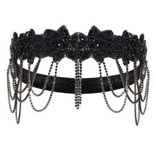 1PCS Great Flapper Gatsby Headband 1920s Hair Chain Accessory 20s Style Headp...
