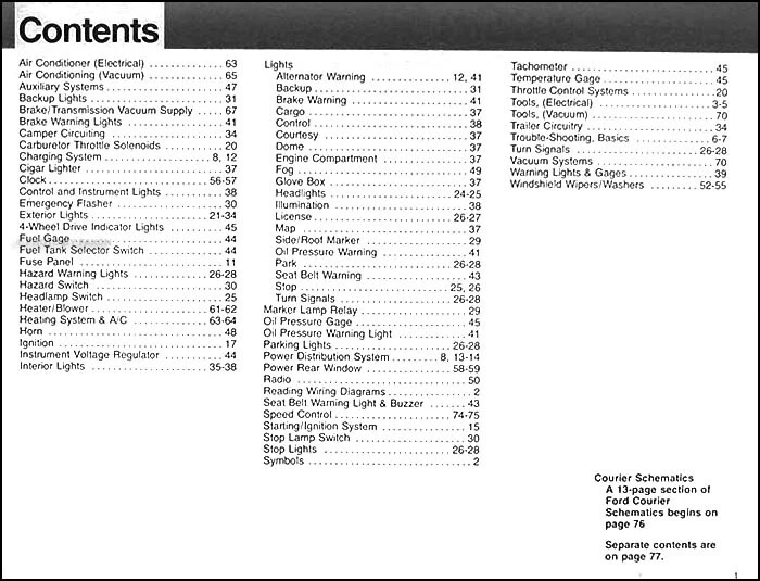 Руководство по поиску и устранению неисправностей электрическое 1980 Ford Truck F100 F150 F250 F350 Bronco - Изображение 2 из 2