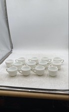Vintage White Milk Glass Diamond Pattern Punc...
