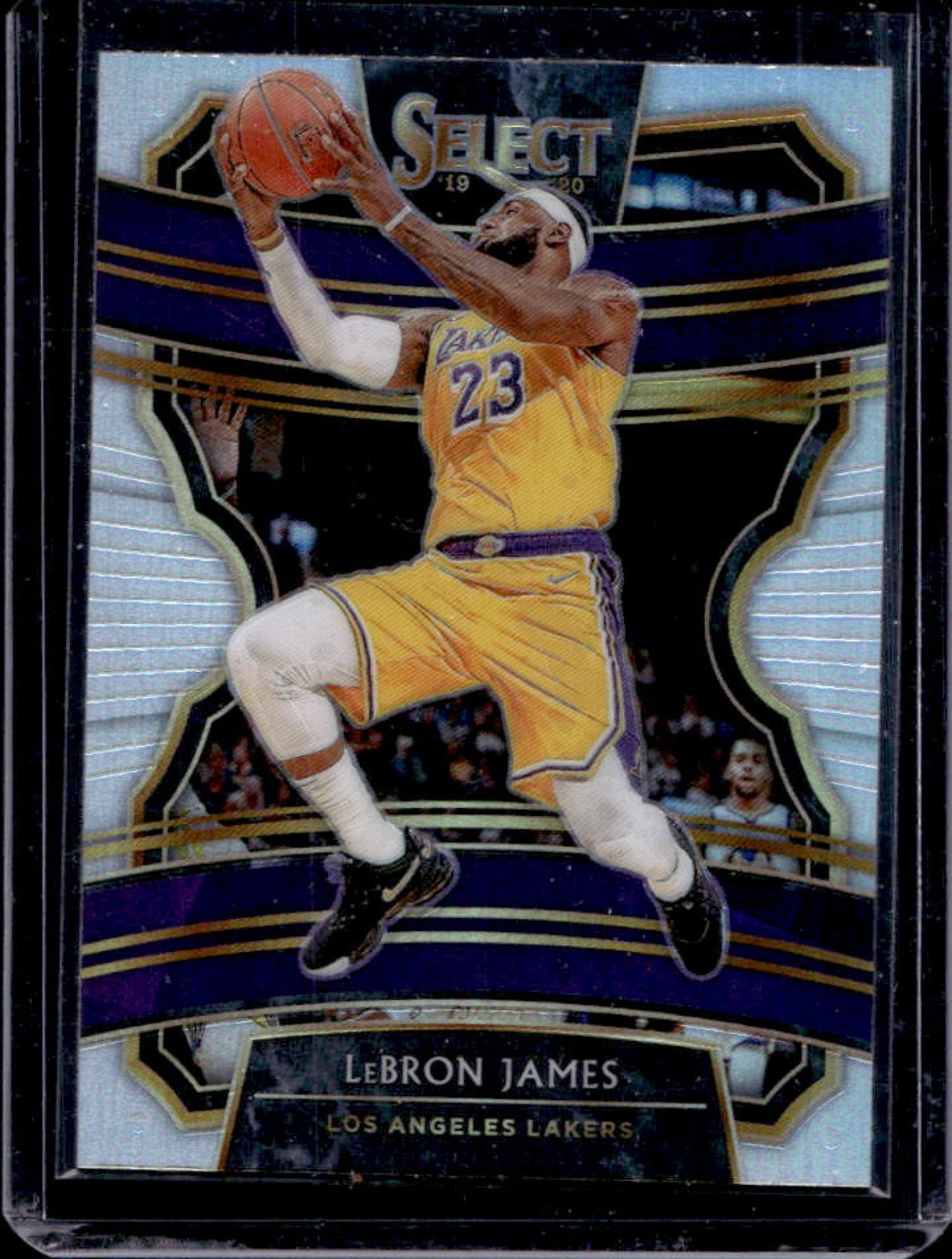 2019-20 Select LeBron James Silver Prizm Concourse #47 Lakers