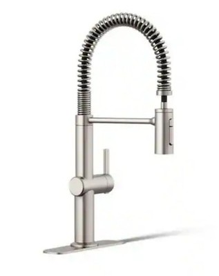 KOHLER Clarus Semi Professional Pull Down Sprayer Kitchen Faucet in Stainless
