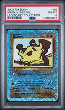 Pokémon Mankey Legendary Collection 81/110 Reverse Holo PSA 8 2002 on eBay