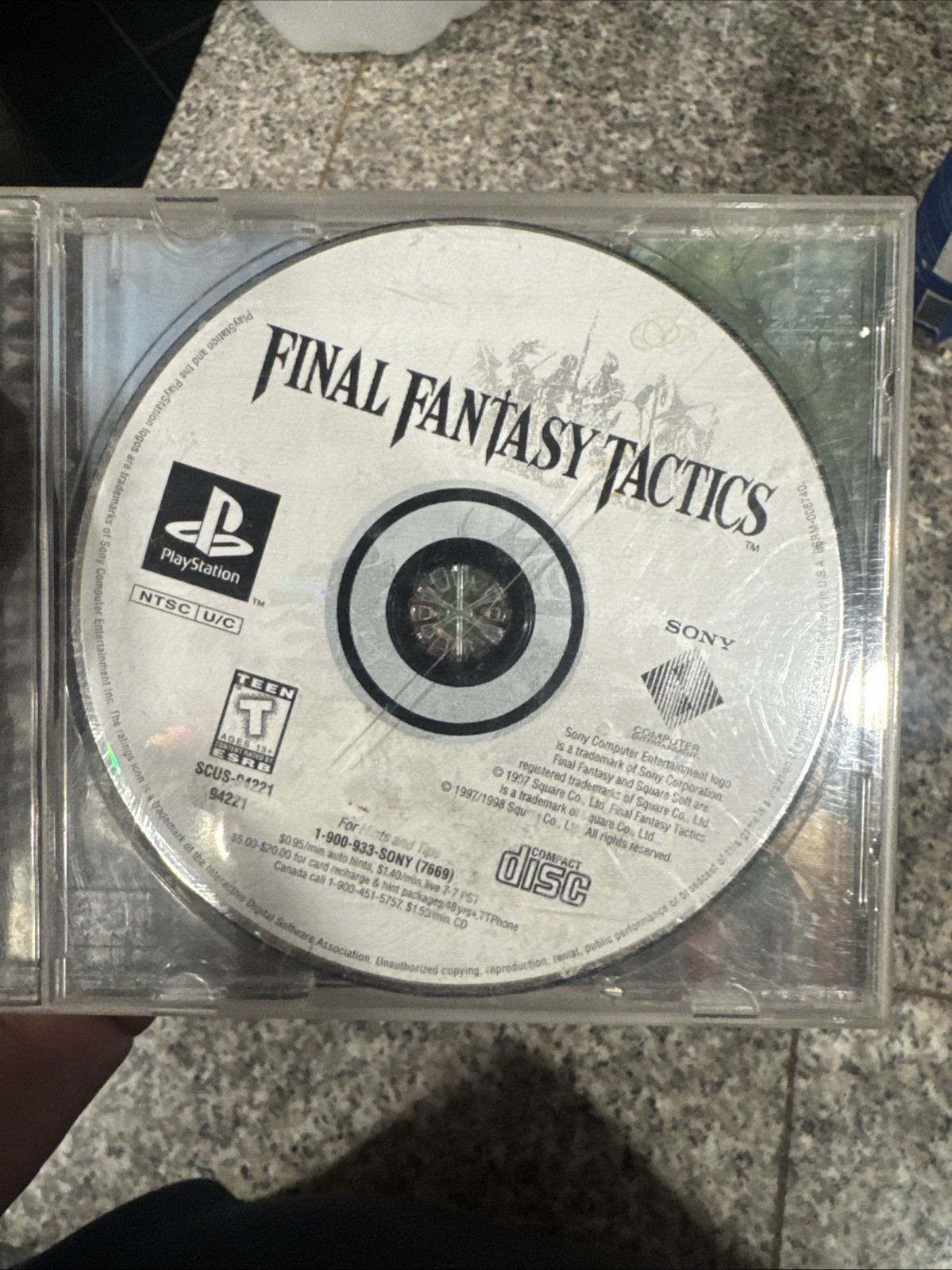 Final Fantasy Tactics (Sony PlayStation 1, 1998)