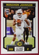 2023 Score #335 Roschon Johnson RC Chicago Bears texas longhorns