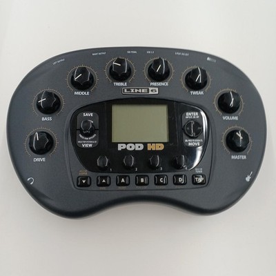 Line 6 POD HD Multi-Effects Processor Guitar Amp Modeling FX Unit Good Condition